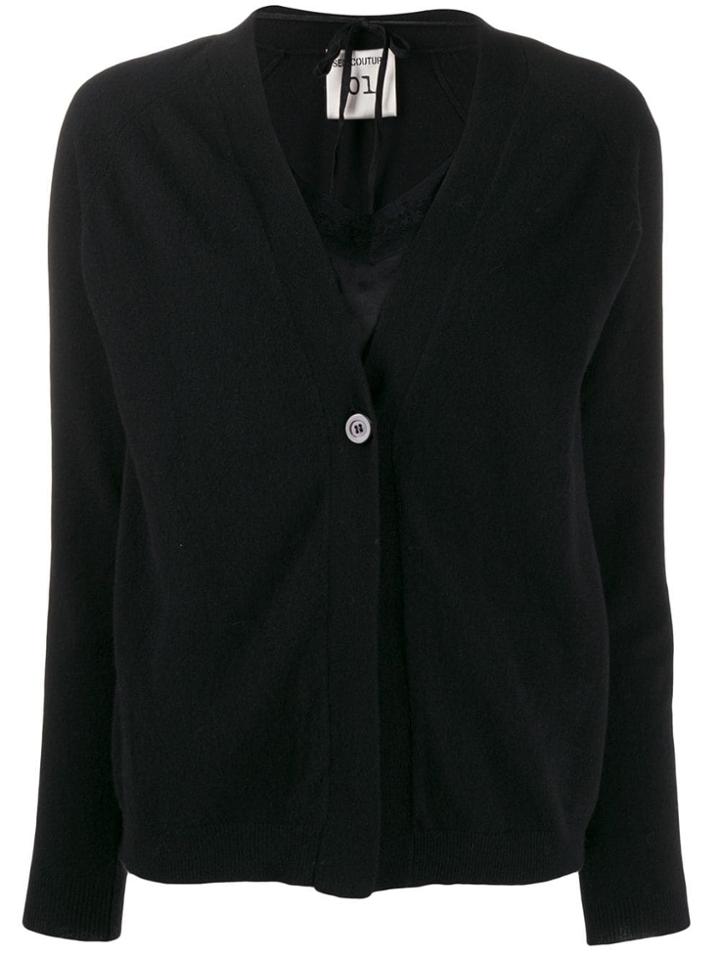 Semicouture Daisy Cardigan - Black