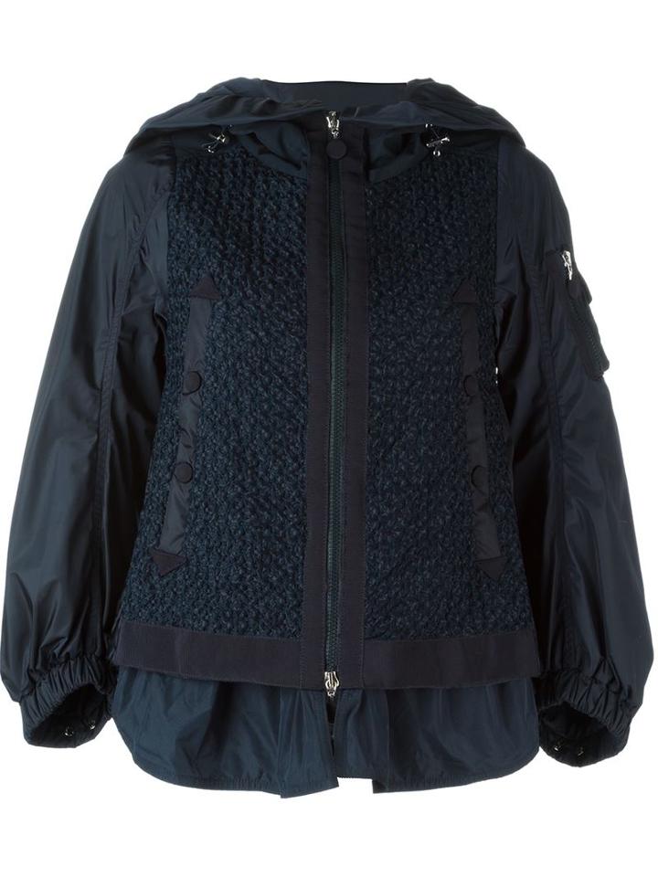 Moncler Floral Crochet Puffer Jacket