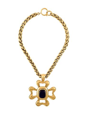 Chanel Vintage Gripoix Pendant Choker