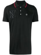 Philipp Plein Scarface Print Polo Shirt - Black