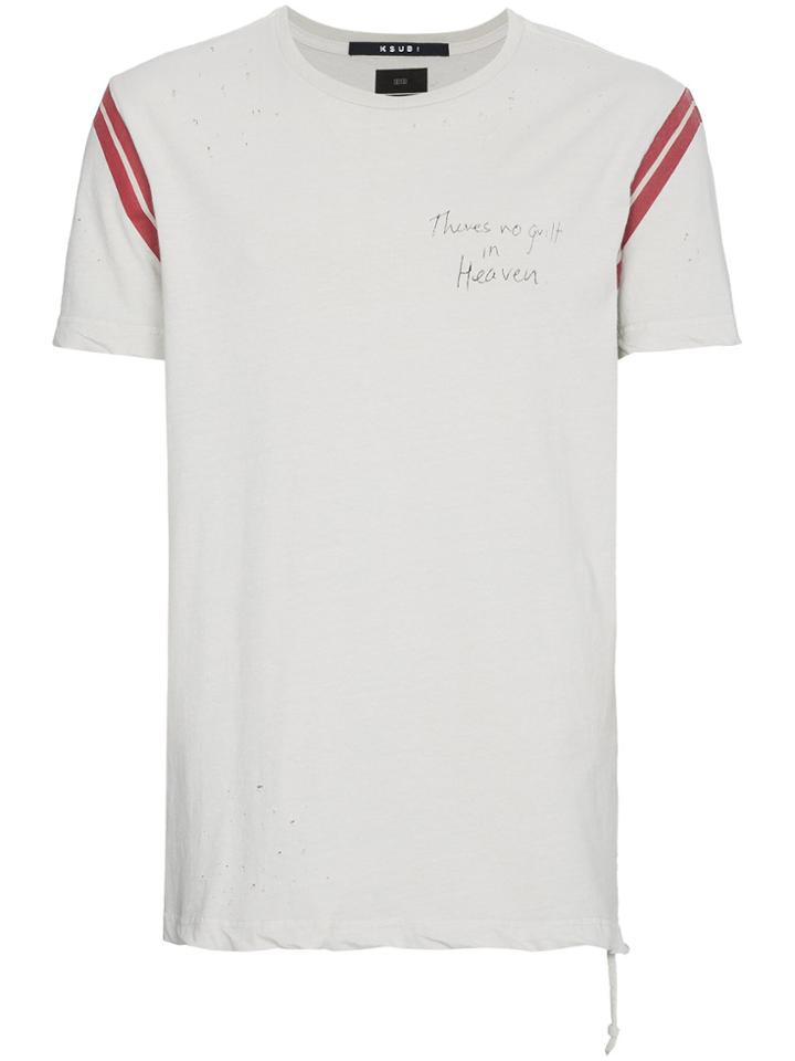 Ksubi No Guilt Print Cotton T Shirt - White