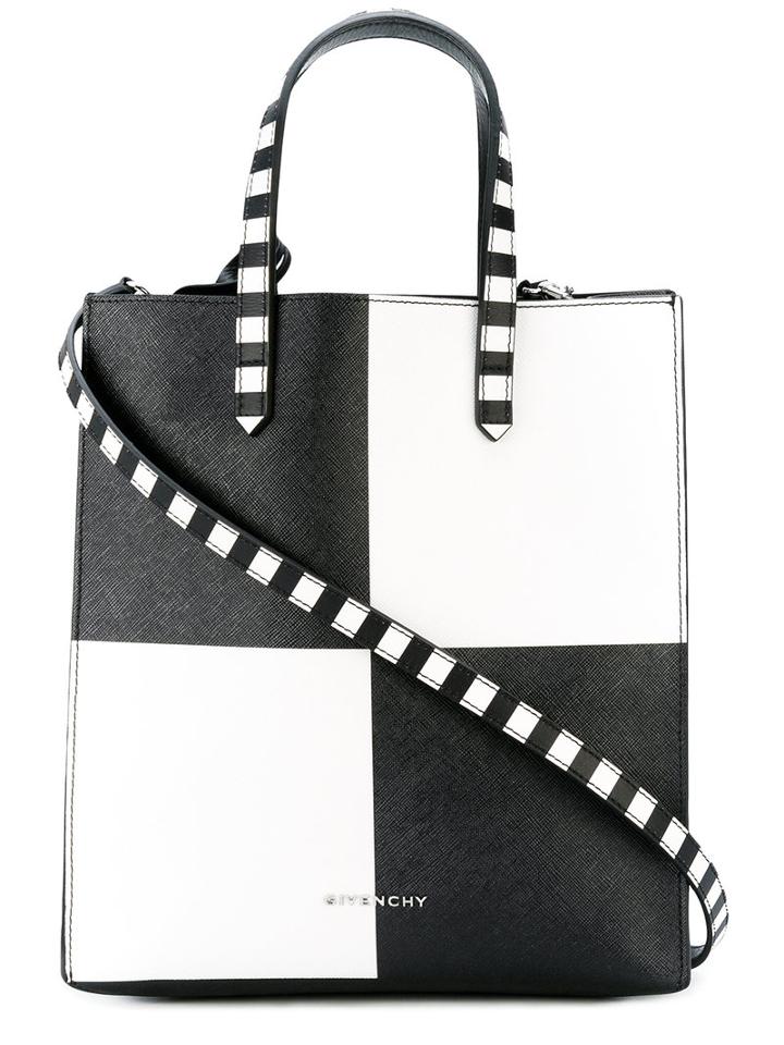 Givenchy - Contrast Tote Bag - Women - Cotton/polyester/polyurethane - One Size, Women's, Black, Cotton/polyester/polyurethane