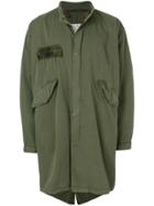 424 Fairfax Oversized Shirt Jacket - Green