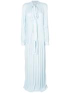 Antonio Berardi Pleated Gown - Blue
