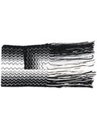 Missoni Intarsia Knit Scarf - Black