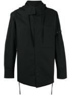 Craig Green - Drawstring-collar Shirt - Men - Cotton - M, Black, Cotton