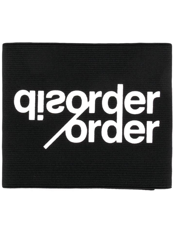 Undercover Slogan Armband - Black