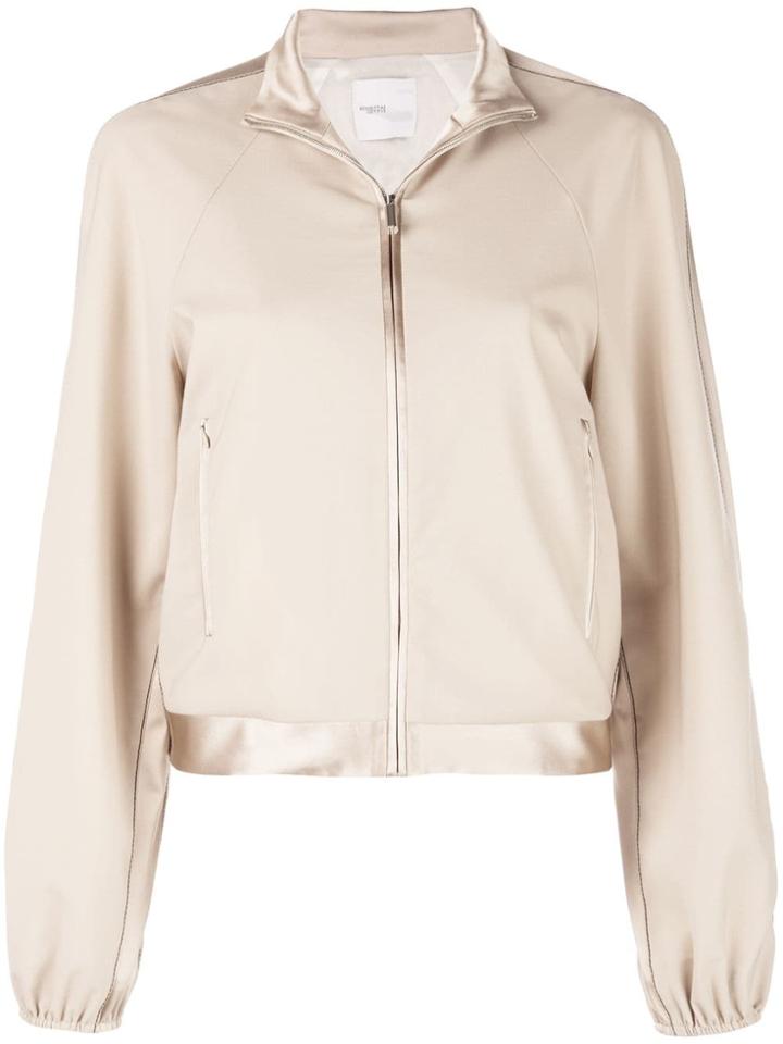 Rosetta Getty Tuxedo Bomber Jacket - Neutrals