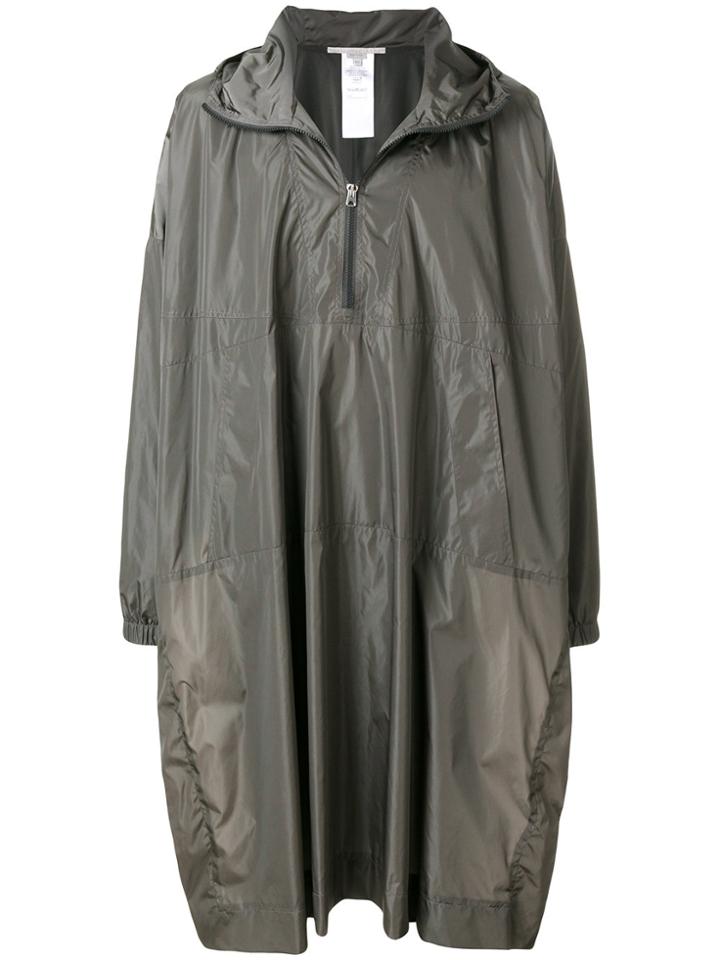 Stella Mccartney Hooded Poncho - Grey
