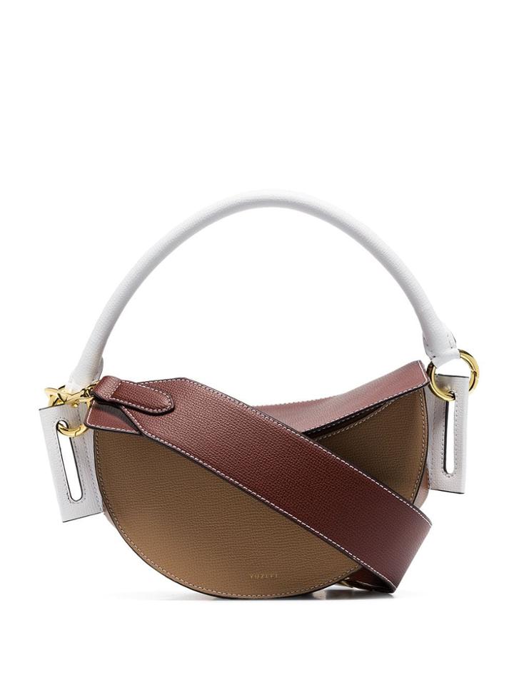Yuzefi Dip Shoulder Bag - Brown