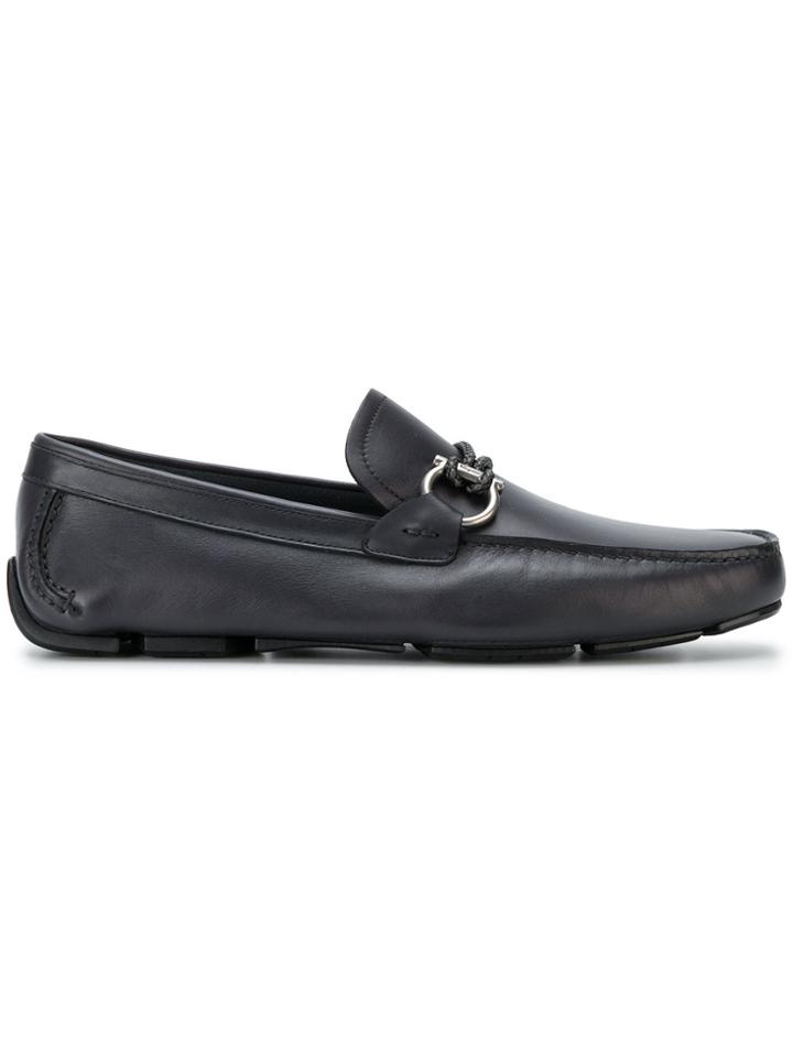 Salvatore Ferragamo Front Loafers - Grey