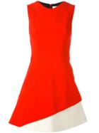 Fausto Puglisi Colour-block Dress - Red