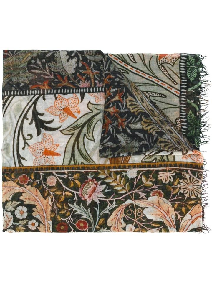 Faliero Sarti 'wall Flower' Scarf, Women's, Silk/cashmere/modal