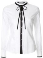 Guild Prime Contrast Pleated Blouse - White