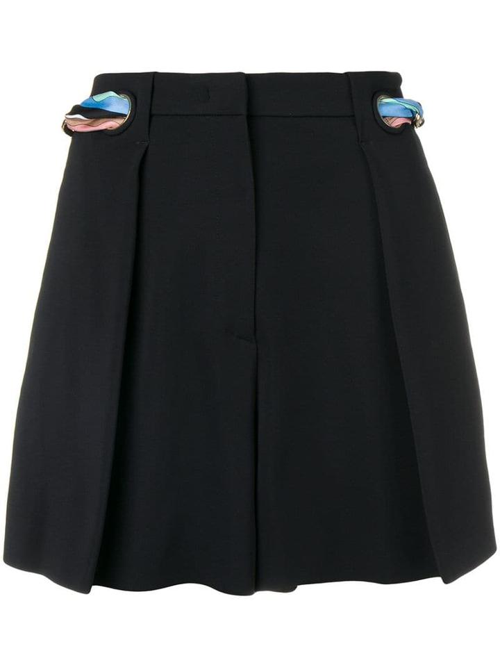 Emilio Pucci Chain Detail Shorts - Black
