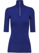 Prada Wool And Silk Sweater - Blue