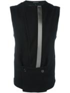 Ann Demeulemeester Metallic Stripe Gilet