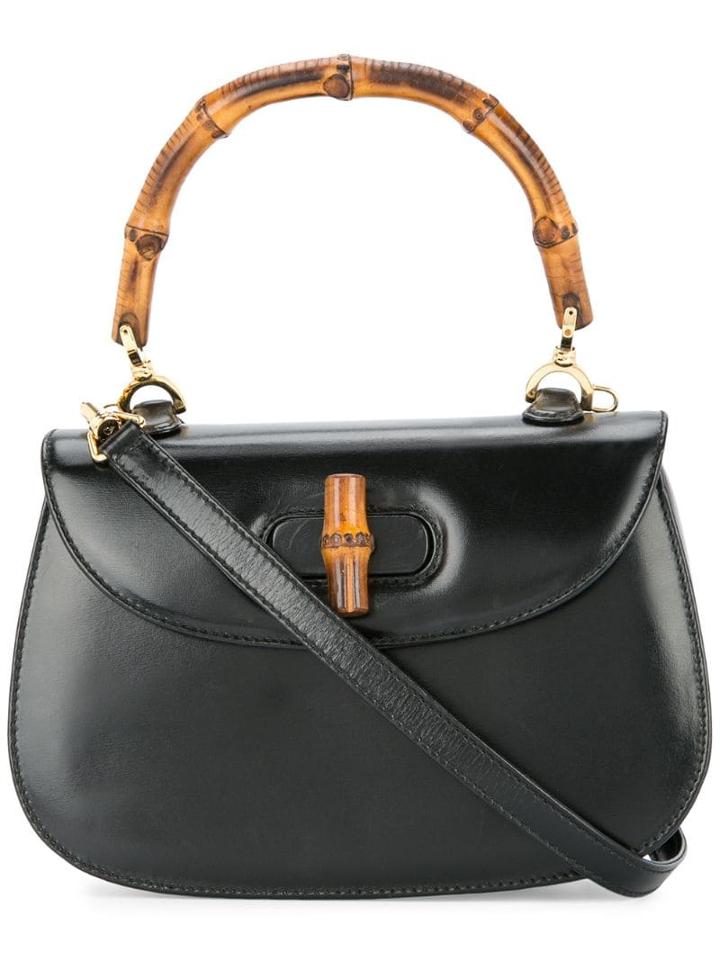Gucci Pre-owned Bamboo Line 2way Bag - Black