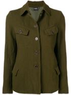 Aspesi Button Front Military Jacket - Green