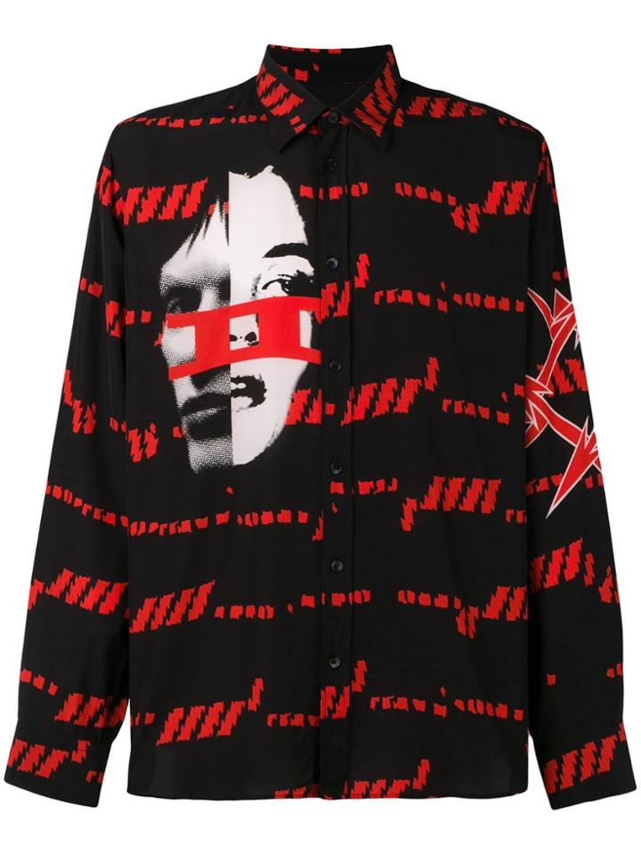 Givenchy Gemini Printed Shirt - Black