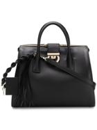 Salvatore Ferragamo Lock Tote Bag - Black
