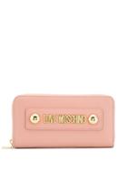 Love Moschino Logo Zipped Wallet - Pink