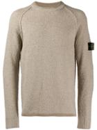 Stone Island Teddy Crewneck Sweater - Neutrals
