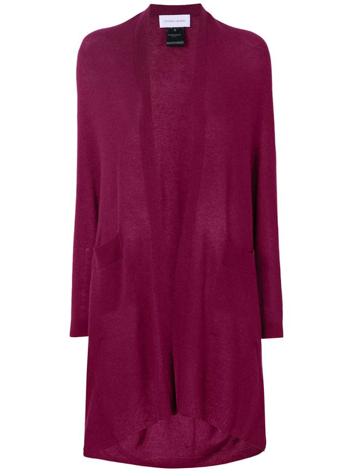 Christian Wijnants Kirsi Open-front Cardigan - Red