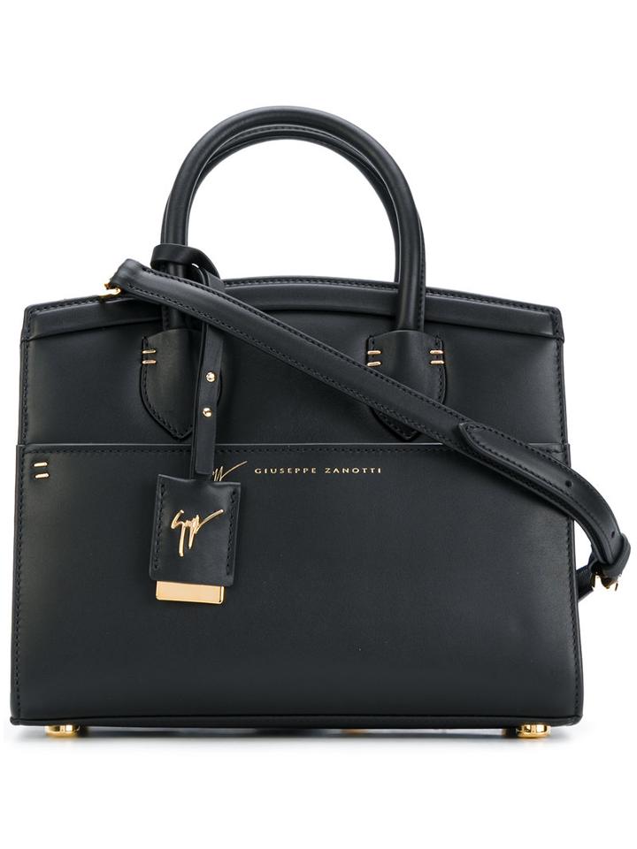 Giuseppe Zanotti Design - Mini Angelina Tote Bag - Women - Calf Leather - One Size, Black, Calf Leather