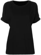 Mm6 Maison Margiela Casual Design T-shirt - Black