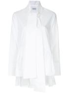 Osman Neck Tie Blouse - White