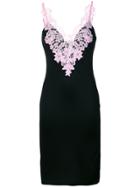 Givenchy Lace Trim Midi Dress - Black