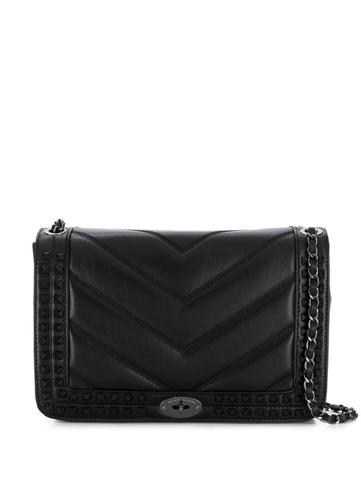 Marc Ellis Stud Detail Shoulder Bag - Black