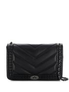 Marc Ellis Stud Detail Shoulder Bag - Black