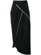Givenchy High-waisted Asymmetric Skirt - Black
