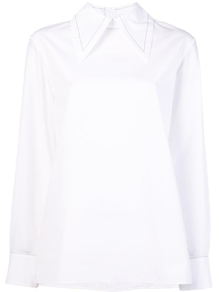 Marni Pullover Fitted Shirt - White
