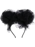 Maison Michel Yosh Tulle Headband - Black