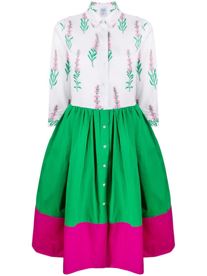 Sara Roka Dinatriss Dress - Green