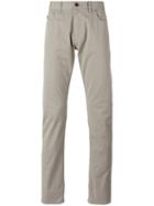 Z Zegna Classic Chinos, Men's, Size: 38, Grey, Cotton/spandex/elastane