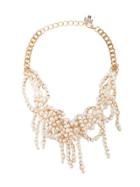 Edward Achour Paris Baroque Pearl Knot Necklace - Gold