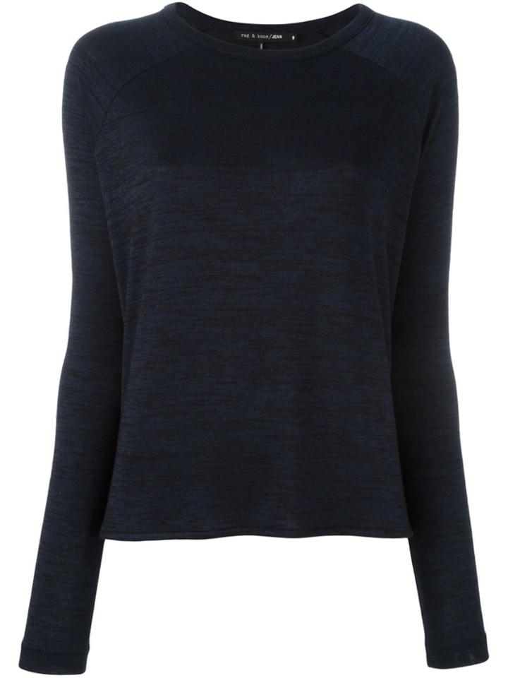 Rag & Bone Round Neck Sweater - Blue