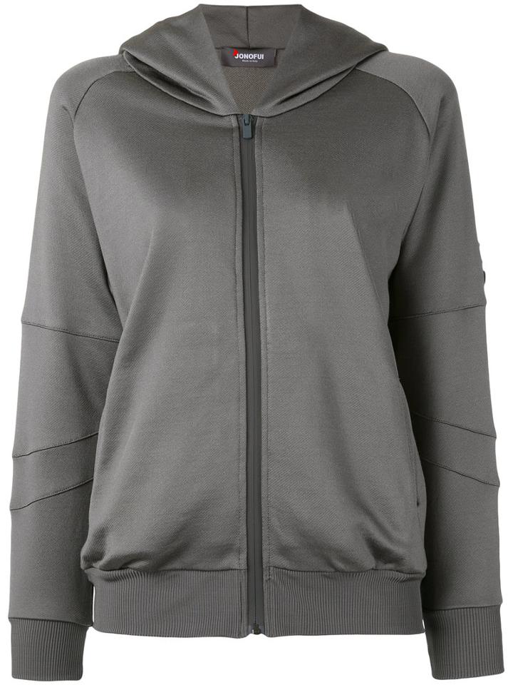 Jo No Fui - Zipped Hoodie - Women - Cotton/viscose - Xs, Grey, Cotton/viscose
