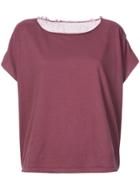 Raquel Allegra Short Sleeved Loose Fitted T-shirt - Red