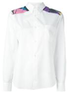 Comme Des Garçons Girl Geometric Patch Shoulders Shirt