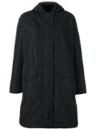 Aspesi Hooded Coat, Women's, Size: Large, Black, Polyester/polyamide