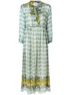 Forte Forte Embroidered Shift Dress - Green