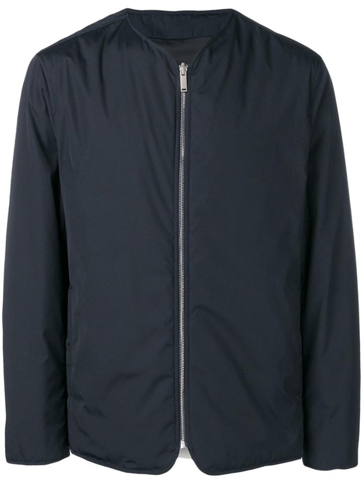 Theory Lightweight Collarless Jacket - Blue