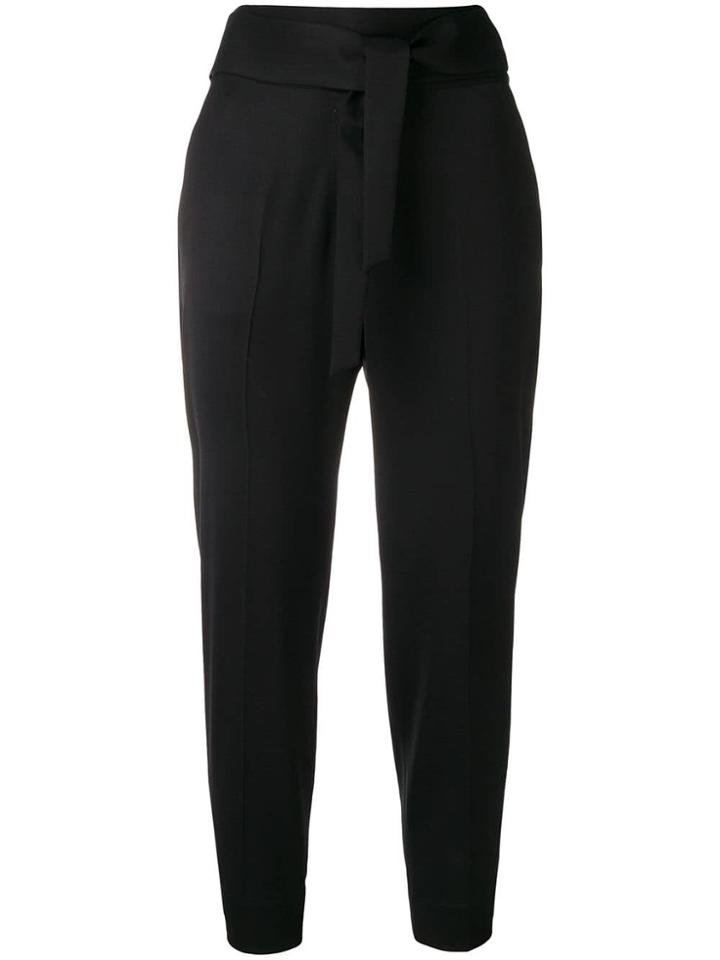 Iro Tailored Crop Trousers - Black