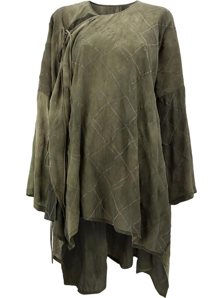 Uma Wang Asymmetric Oversized Blouse - Grey