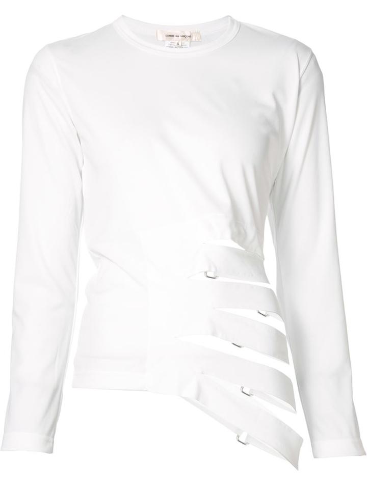 Comme Des Garçons Cut-out Detailing Top